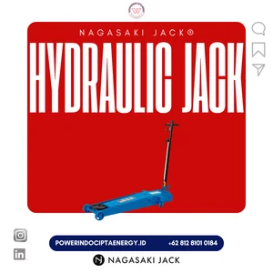 Hydraulic Jack (Dongkrak Angin) NAGASAKI Low Profile Air Garage Jack dan Manual Garage Jack Short Type Kapasitas 2 Ton dan 3 Ton - (NLA-201R / NLA-301 / NLG-201R / NLG-301)