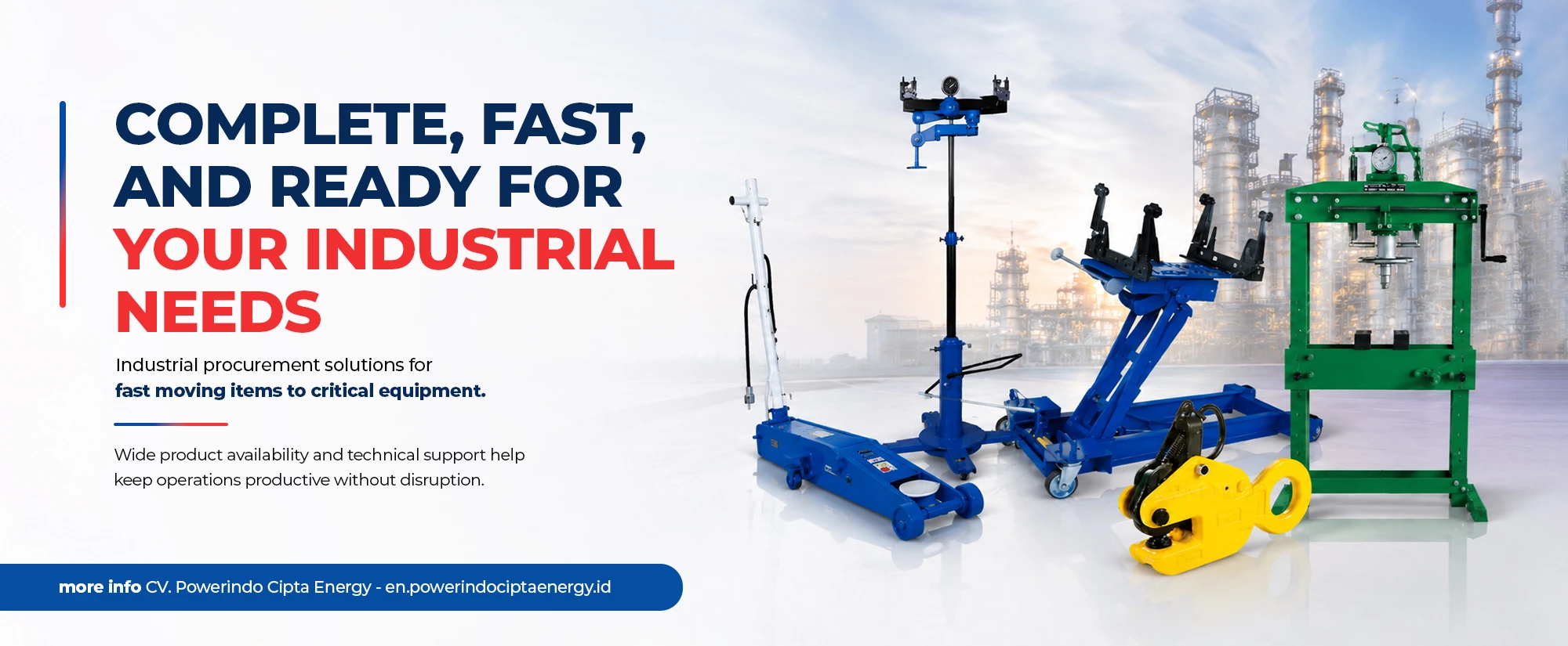 Complete, Fast, And Ready For Your Industrial Needs